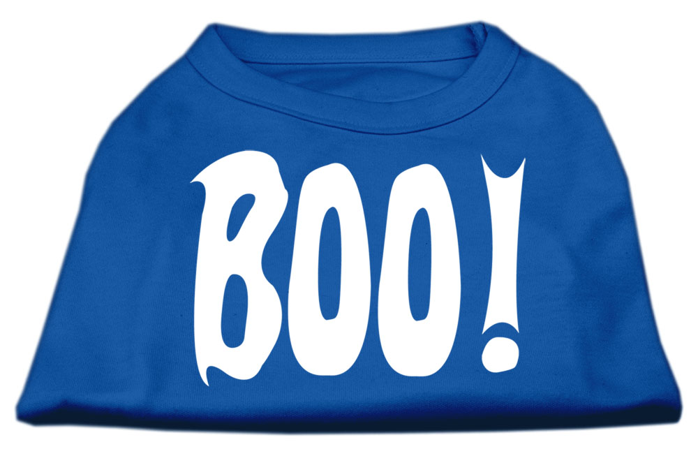 Boo! Screen Print Shirts Blue Lg